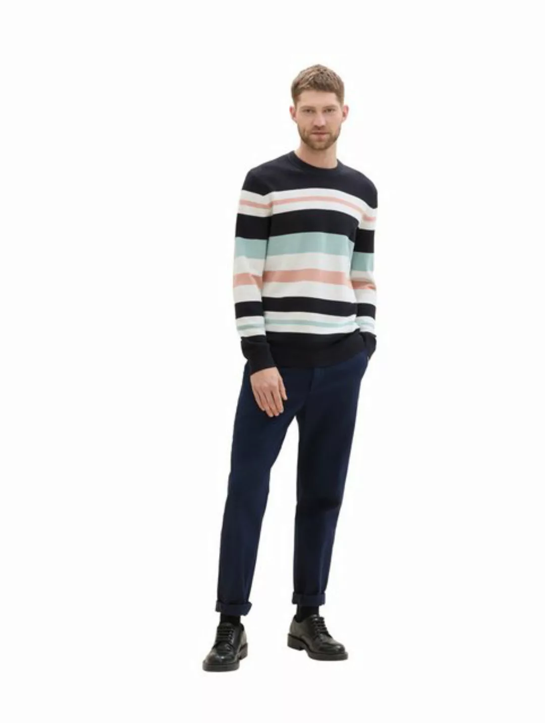 TOM TAILOR Strickpullover im Streifen-Design günstig online kaufen