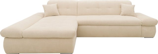 DOMO collection Ecksofa "Moric B/T/H 300/172/80 cm, auch in Cord, L-Form", günstig online kaufen