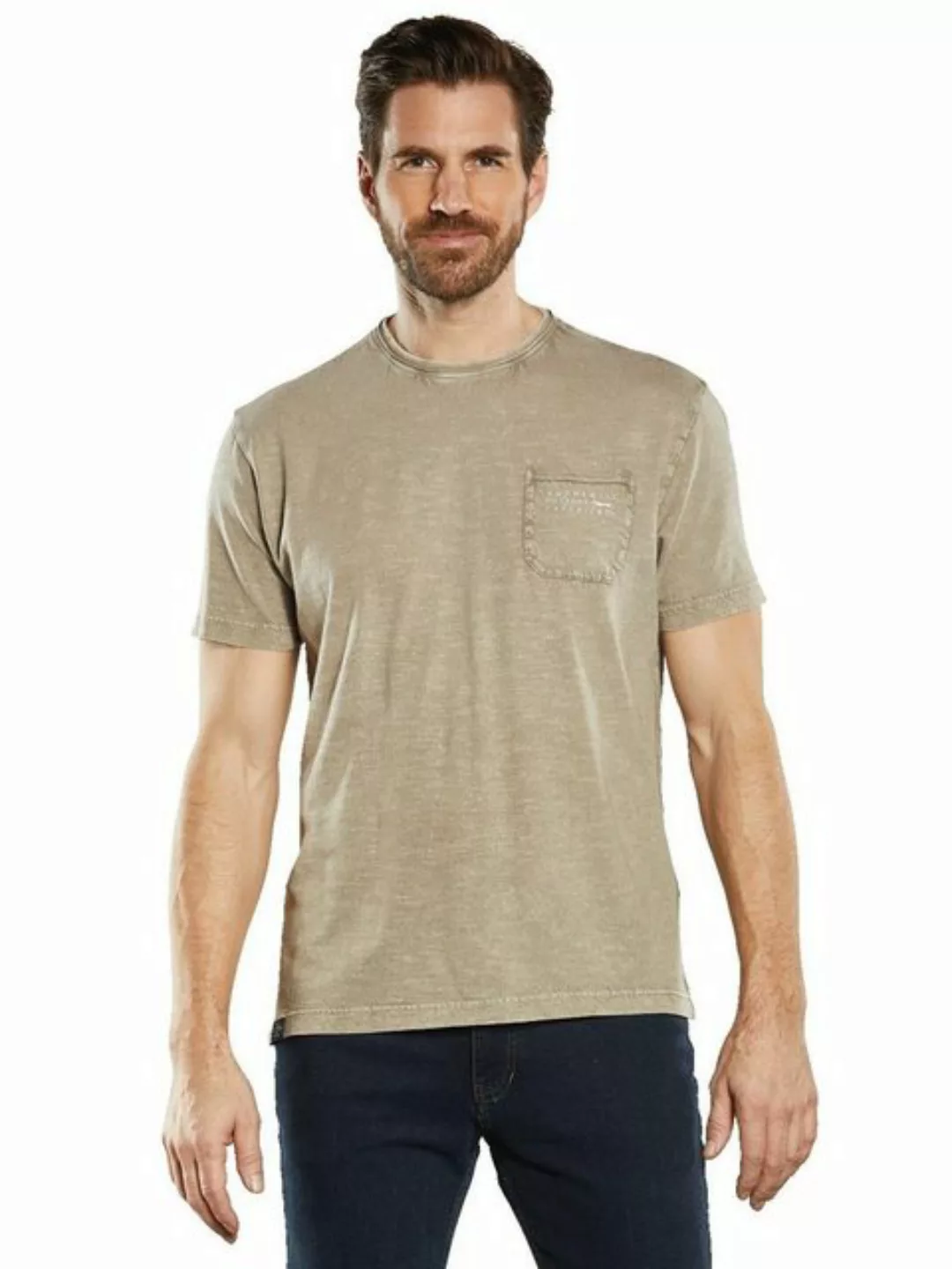 Engbers T-Shirt T-Shirt mit Leinenanteil günstig online kaufen