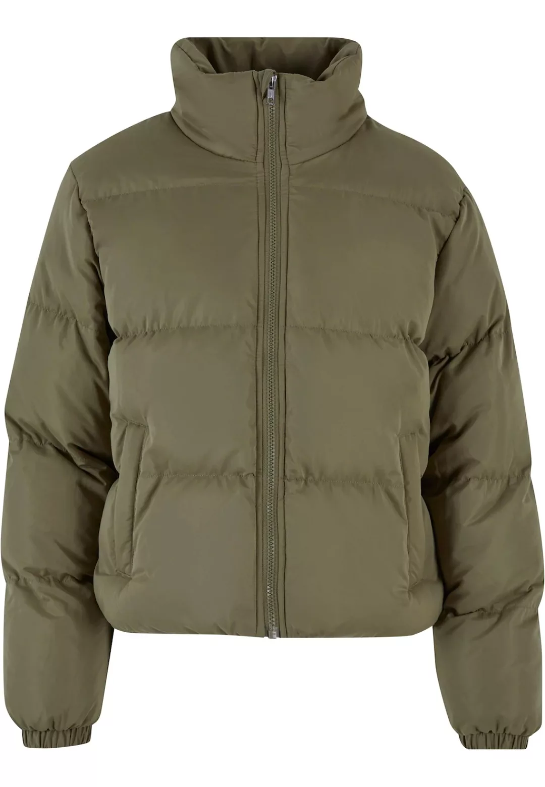 URBAN CLASSICS Winterjacke "Urban Classics Damen Ladies Short Peached Puffe günstig online kaufen