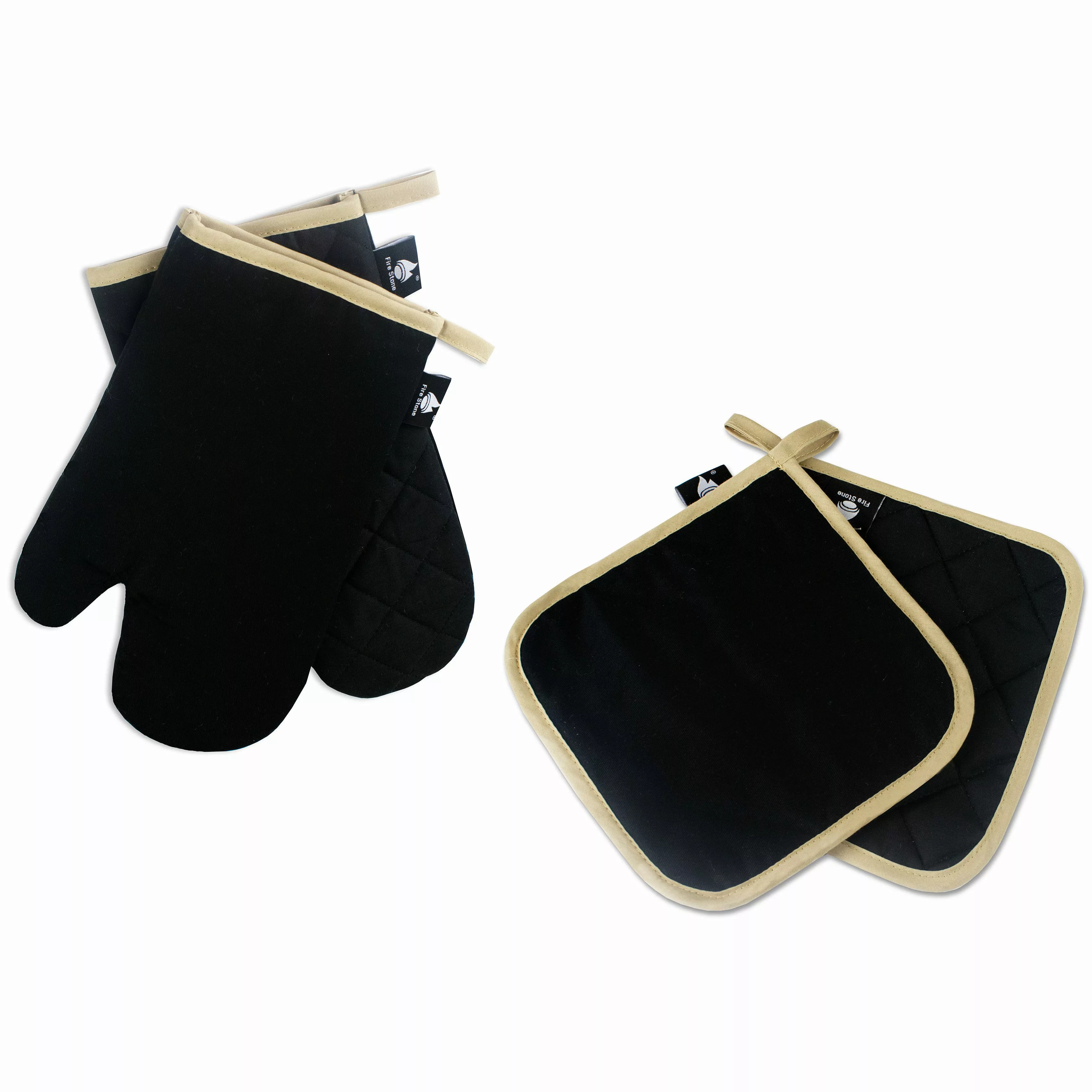 Fire Stone Topflappen Ofenhandschuhe Firestone, (Spar-Set, günstig online kaufen