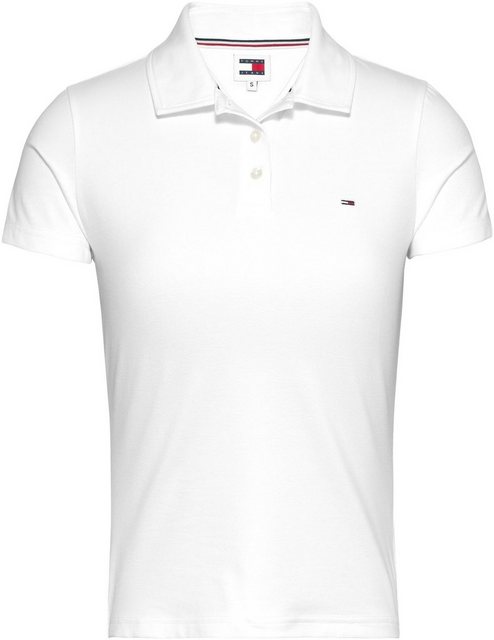 Tommy Jeans Poloshirt mit kurzer Knopfleiste günstig online kaufen