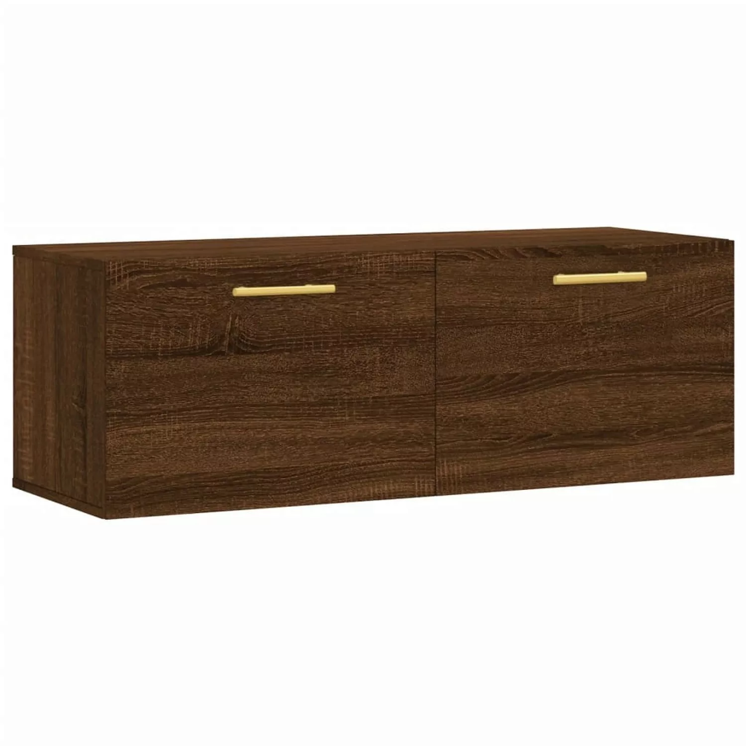 vidaXL Hängeschrank Wandschrank Braun Eichen-Optik 100x36,5x35 cm Holzwerks günstig online kaufen