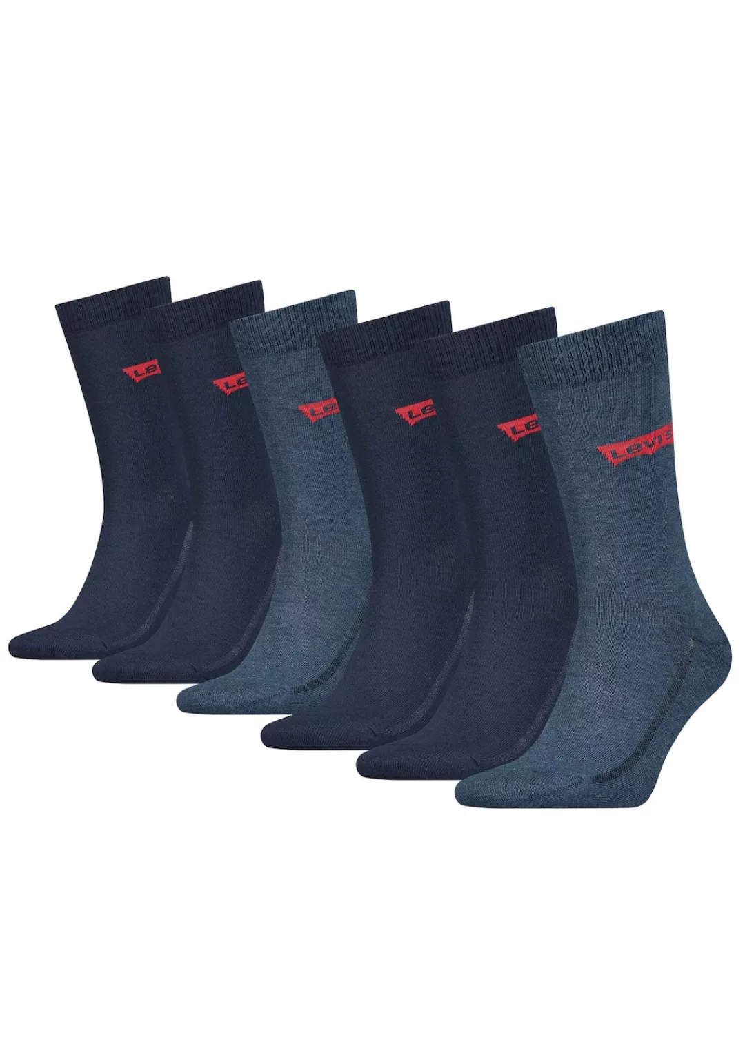 Levi's 6-er Set Socken Blau günstig online kaufen