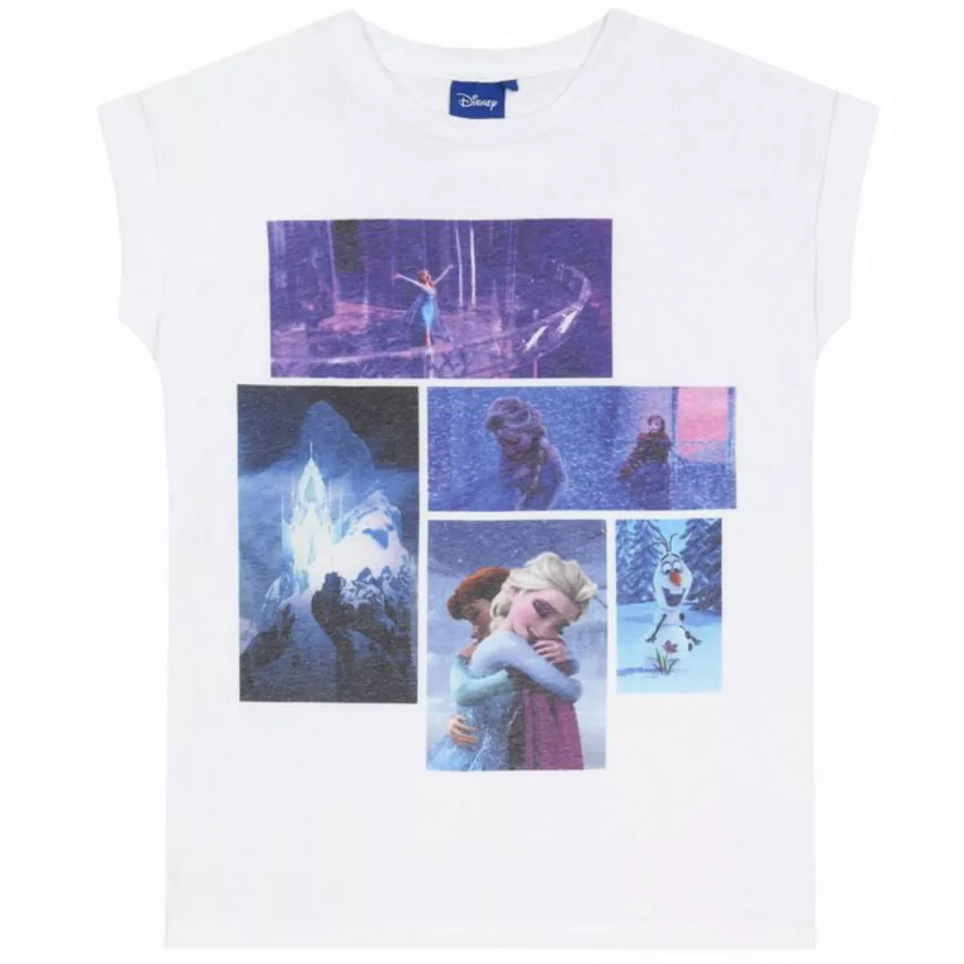 Sarcia.eu Kurzarmshirt Weißes Damen T-Shirt Frozen Die Eiskönigin DISNEY M günstig online kaufen