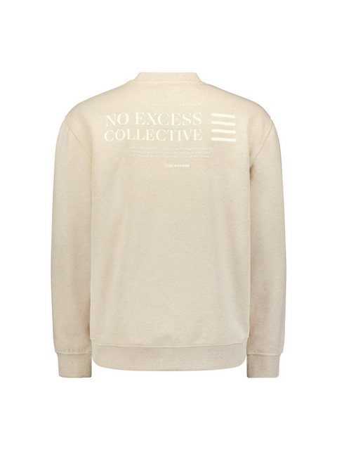 NO EXCESS Sweater No Excess Pullover mit Rückenaufdruck günstig online kaufen