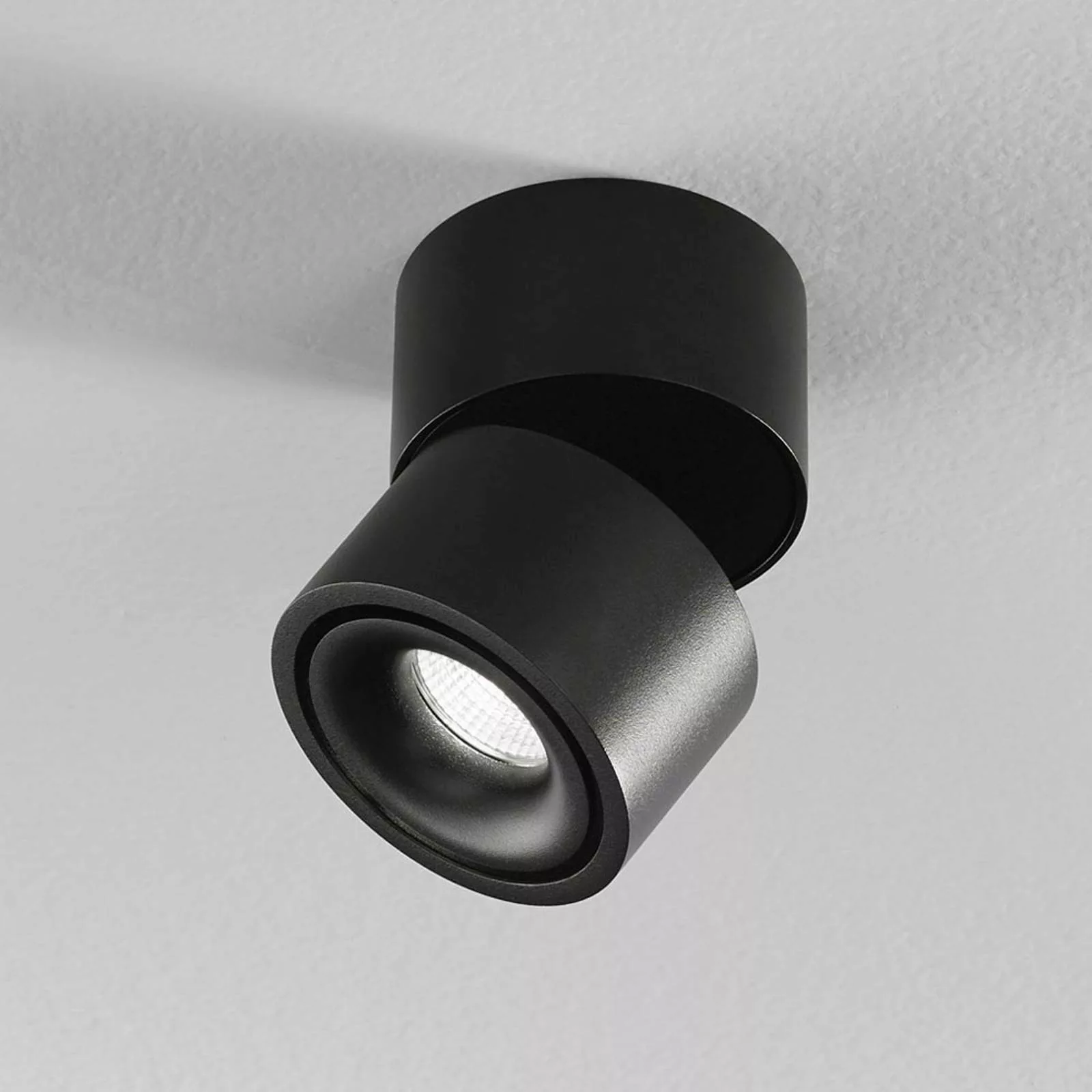 Egger Clippo S LED-Deckenspot, schwarz günstig online kaufen