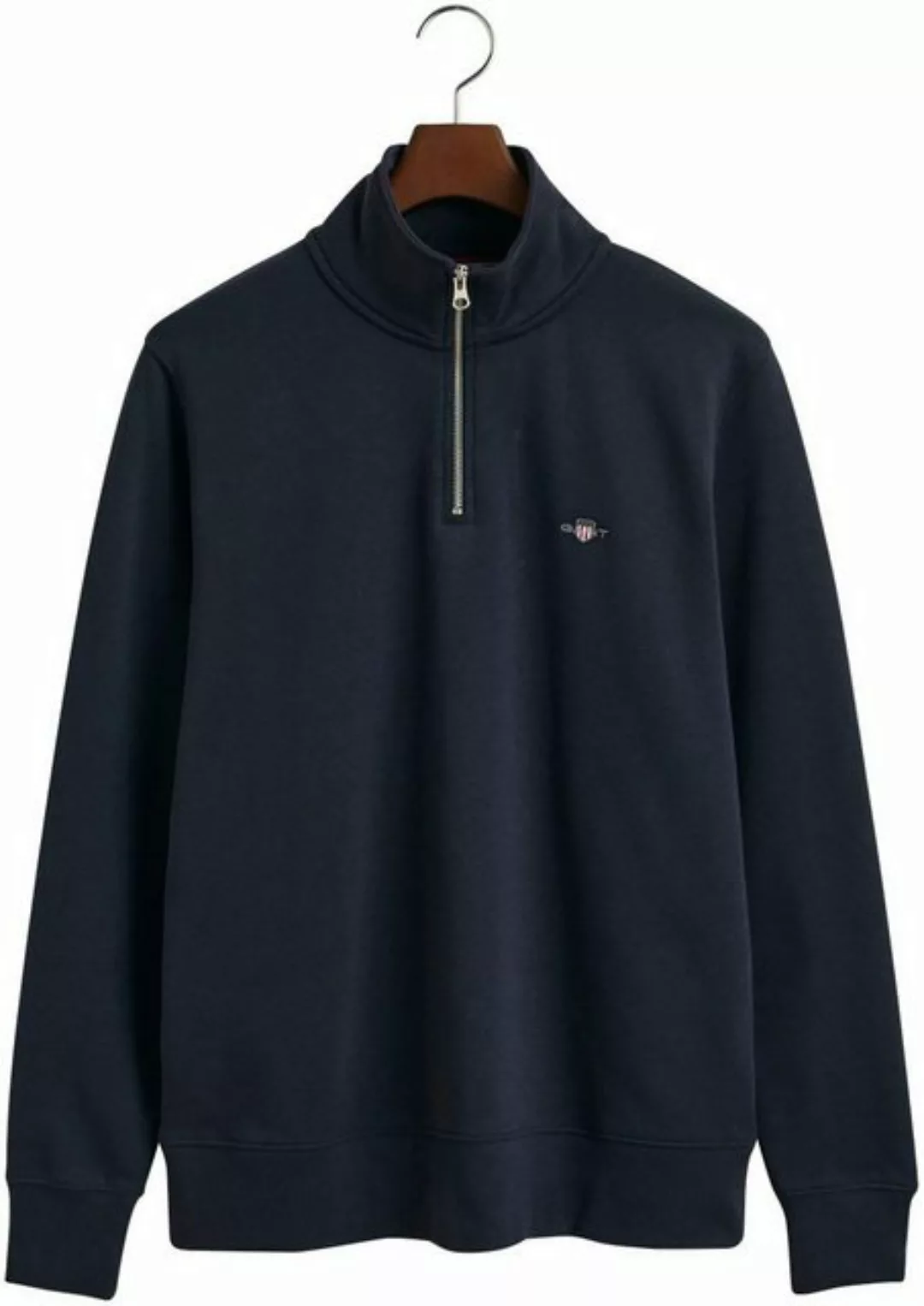 Gant Sweatshirt REG SHIELD HALF ZIP SWEAT mit Logostickerei auf der Brust günstig online kaufen