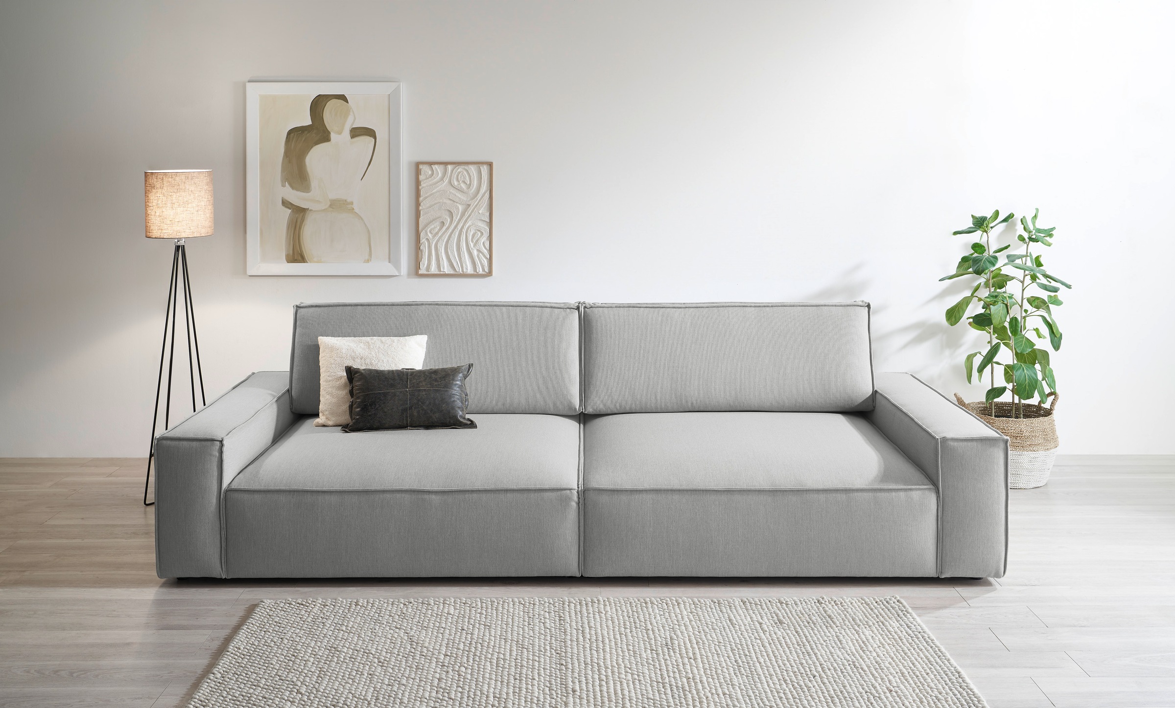 Home affaire Big-Sofa "NEU: SHERWOOD XXL, Big-Sofa (316cm), extra tiefe Sit günstig online kaufen
