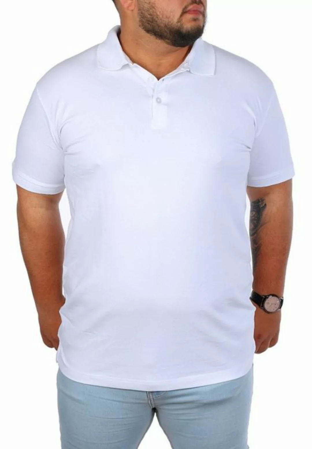 Young & Rich Poloshirt Herren Übergröße Basic big size optimierte moderne P günstig online kaufen