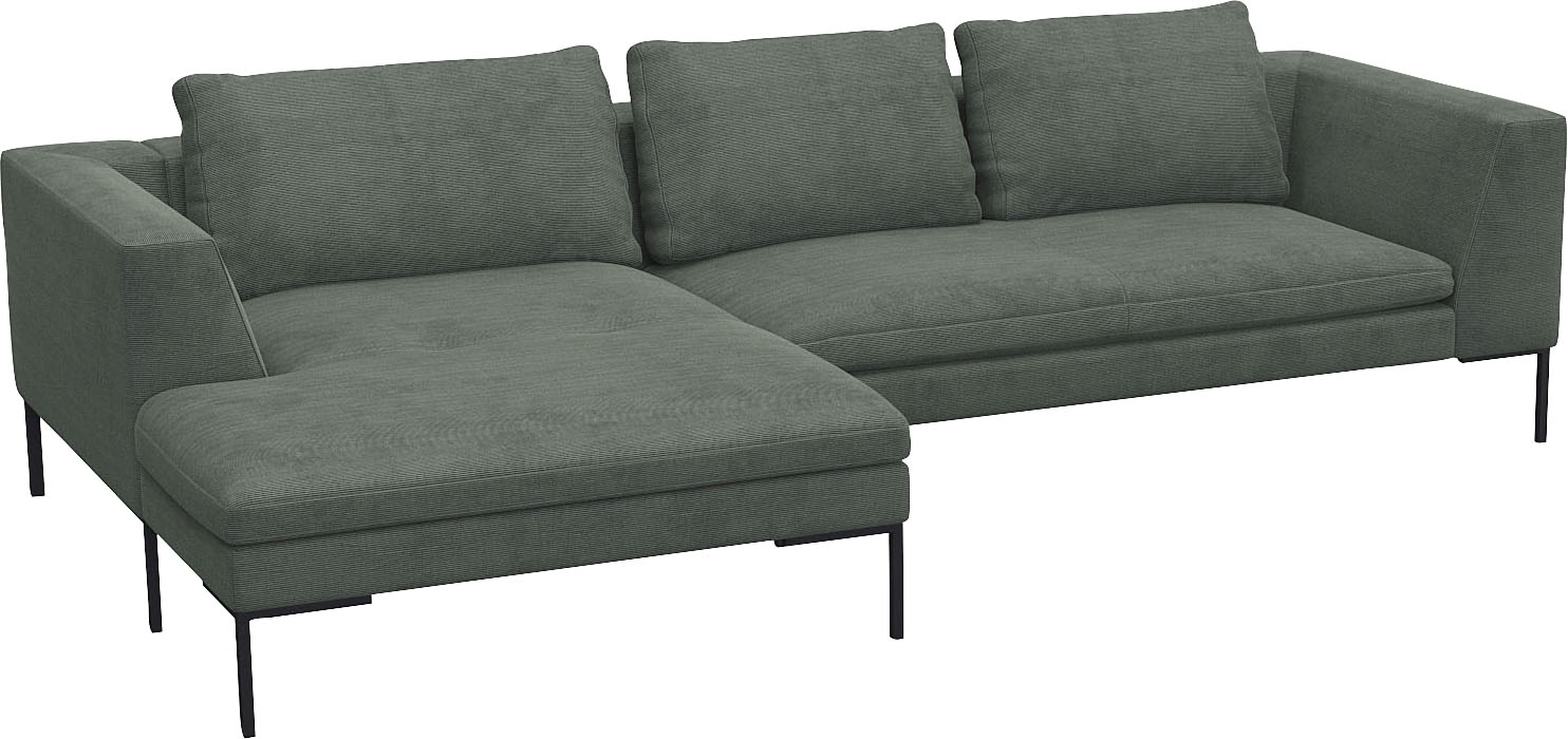 FLEXLUX Ecksofa "Loano, toller Sitzkomfort, L-Form", modernes Sofa, frei im günstig online kaufen