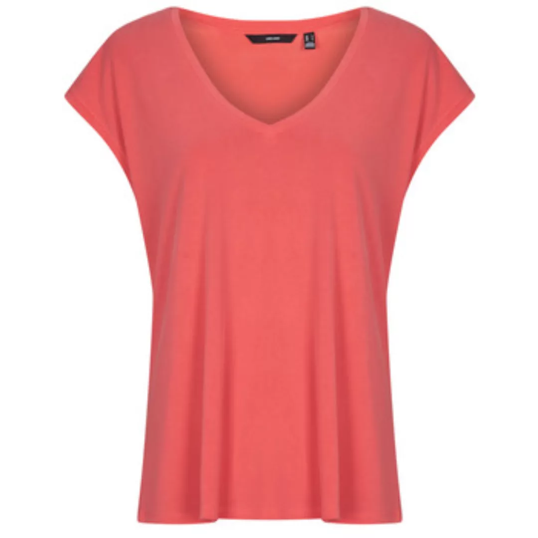 Vero Moda V-Shirt "VMFILLI SS V-NECK TEE GA NOOS" günstig online kaufen