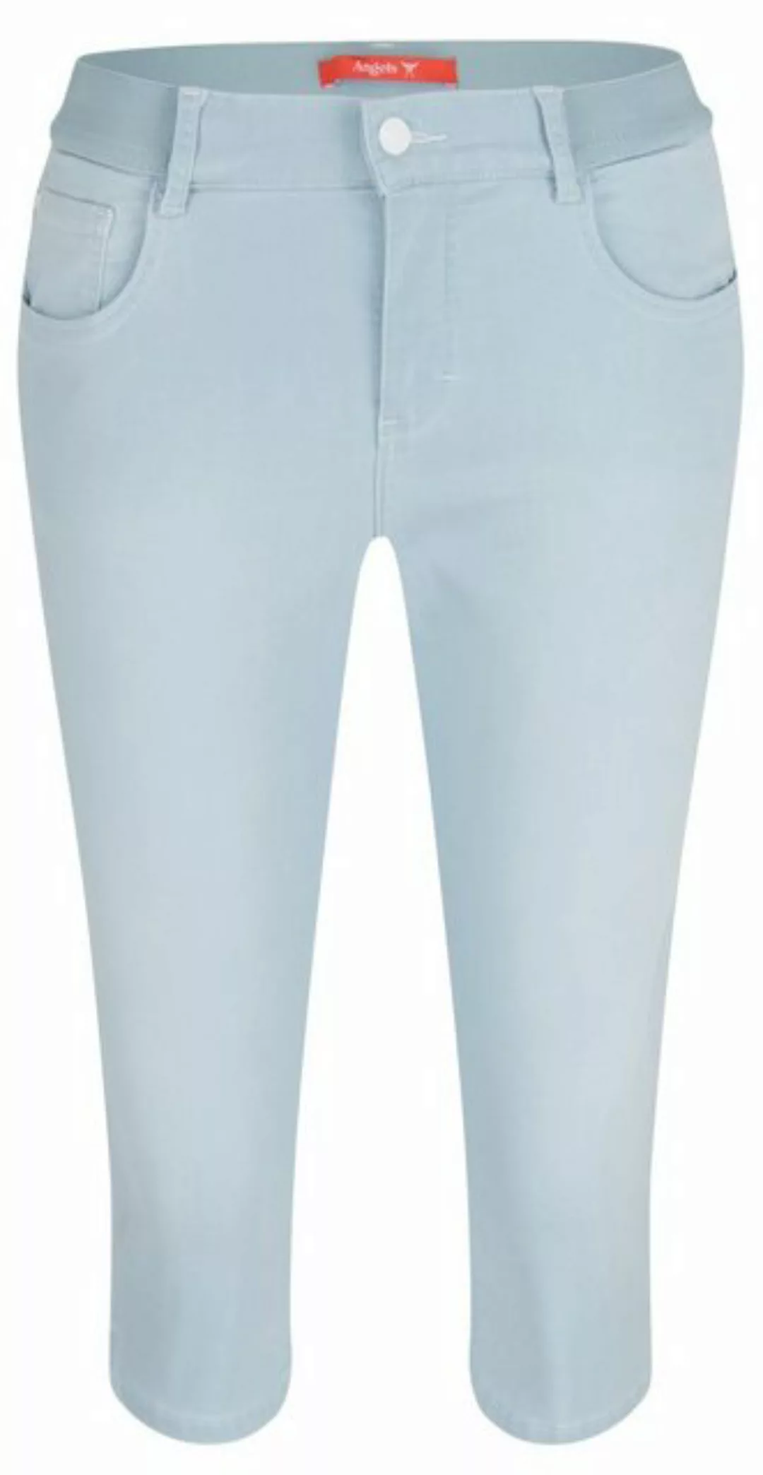 ANGELS Stretch-Jeans ANGELS JEANS ONE SIZE 3/4 CAPRI bleached blue used 399 günstig online kaufen