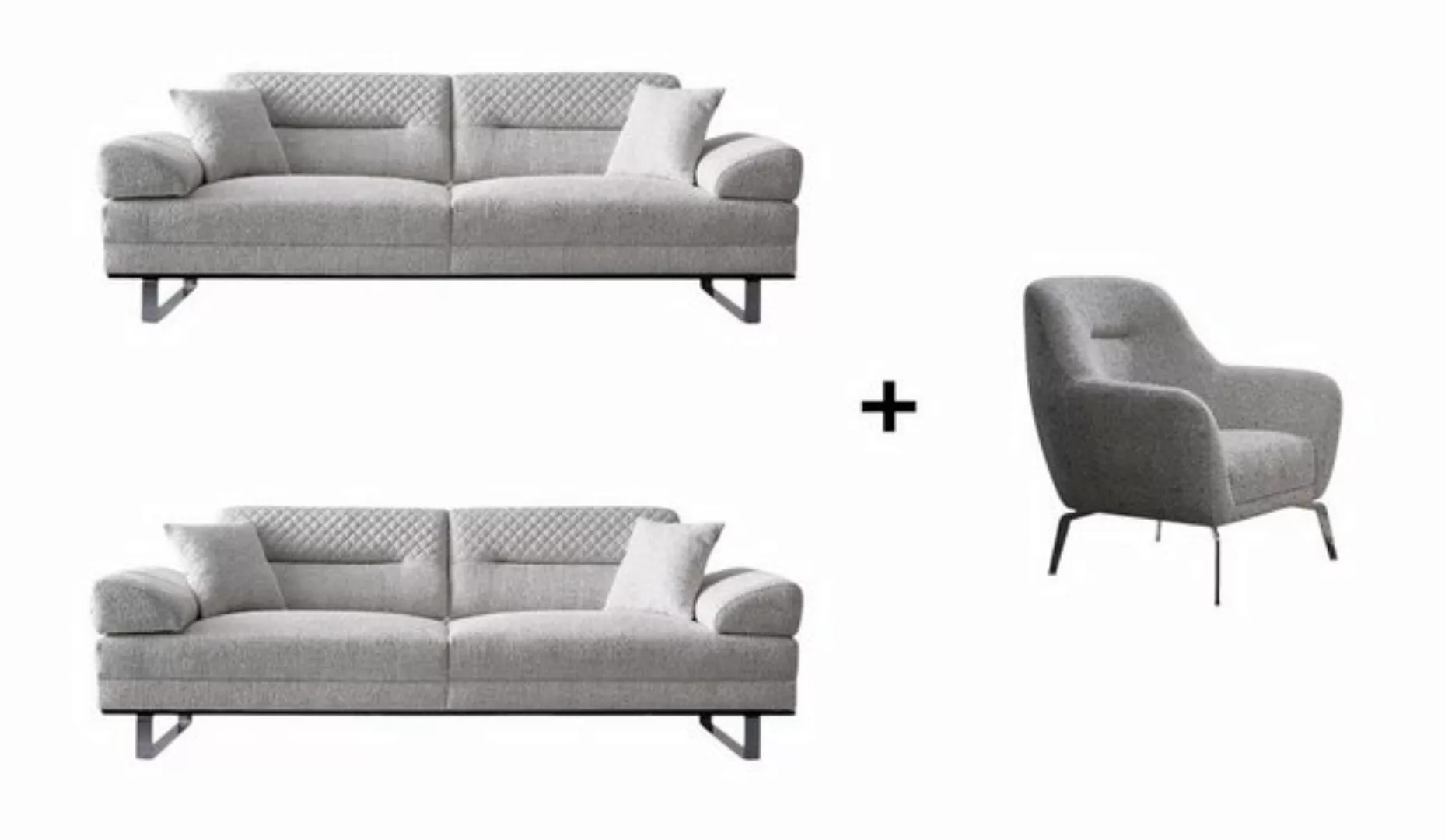 BENEDO MÖBEL Polstergarnitur EDO Sofa – Handgefertigt aus Massivholz & Schl günstig online kaufen