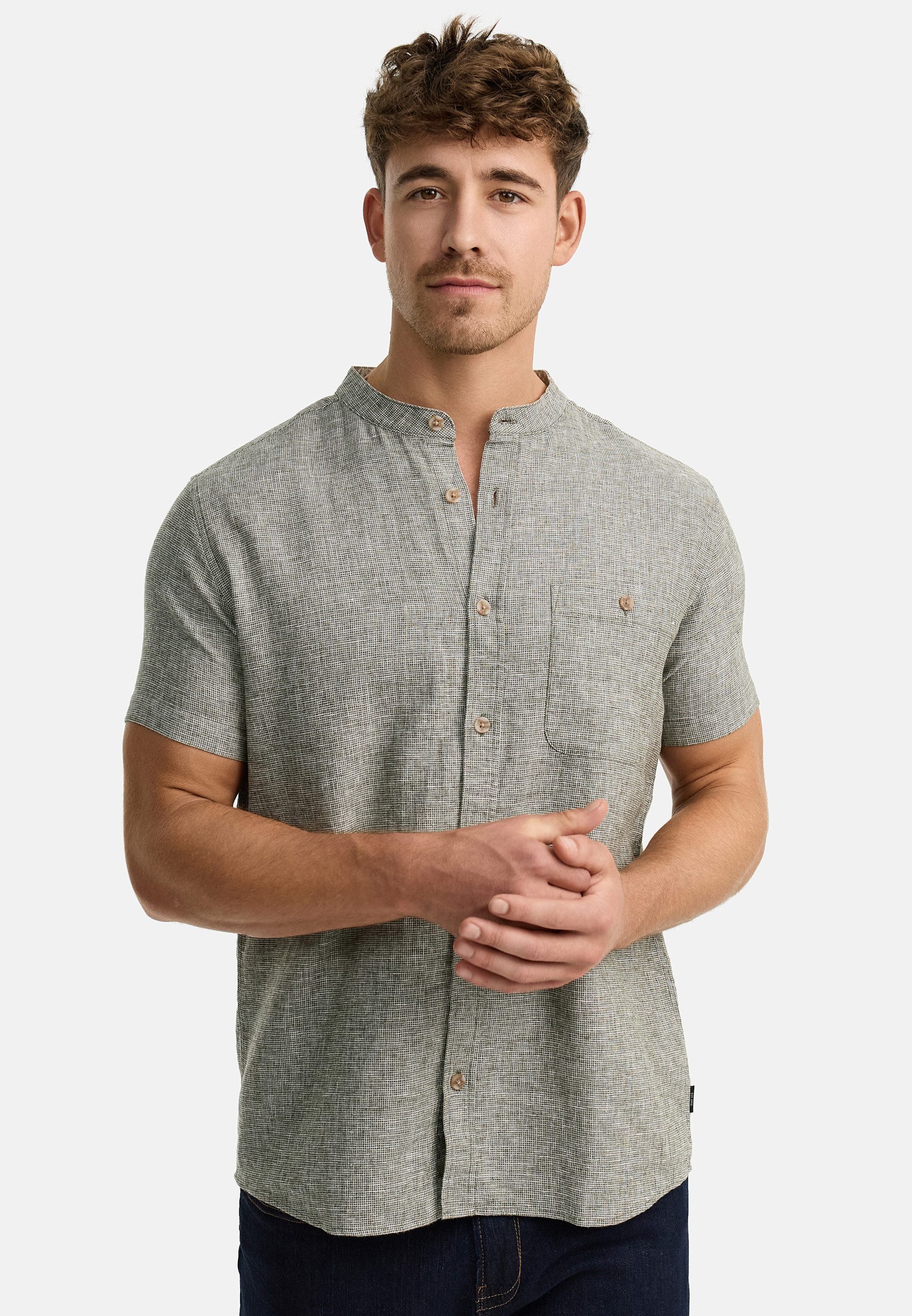 Indicode Kurzarmhemd INHelmer Kurzarm-Hemd in modernem günstig online kaufen