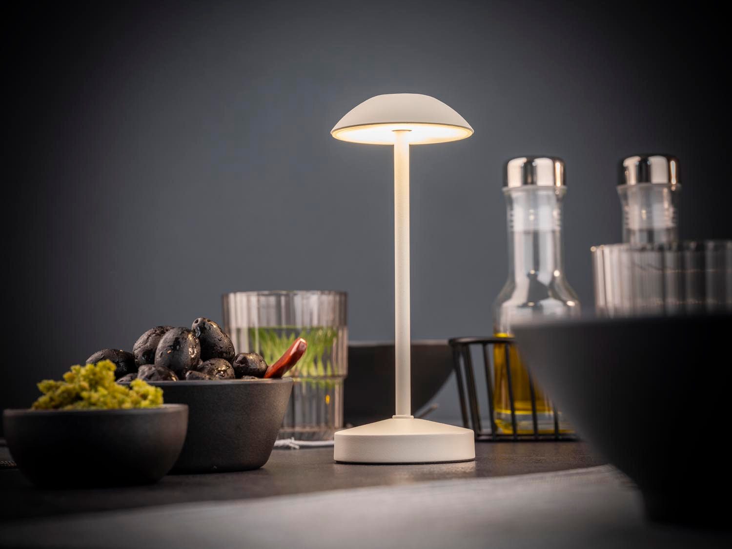 APS LED Tischleuchte "ALVA" Kabellose USB-C günstig online kaufen