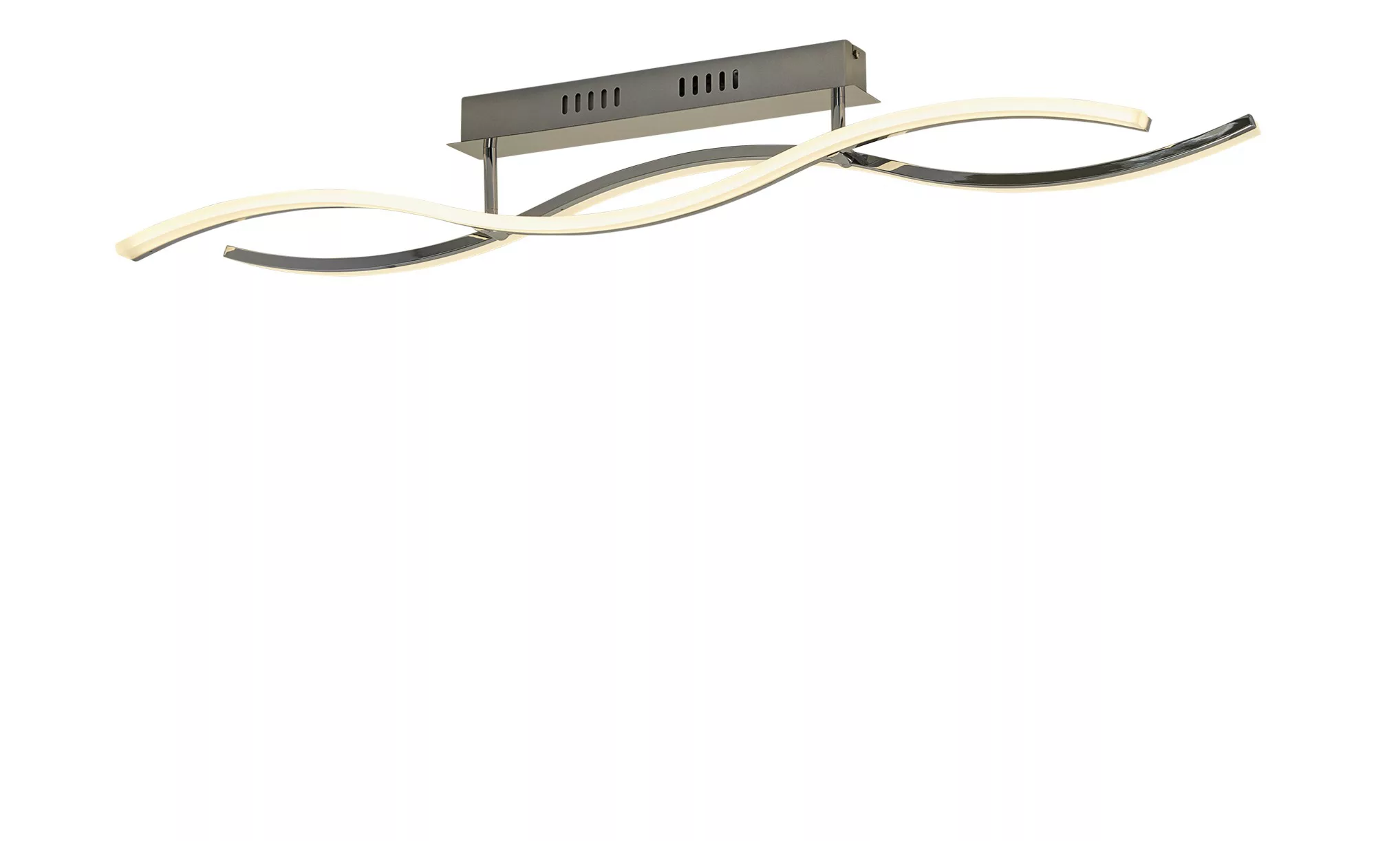 KHG LED Deckenleuchte 2-flammig - silber - 108 cm - 15 cm - 11 cm - Sconto günstig online kaufen