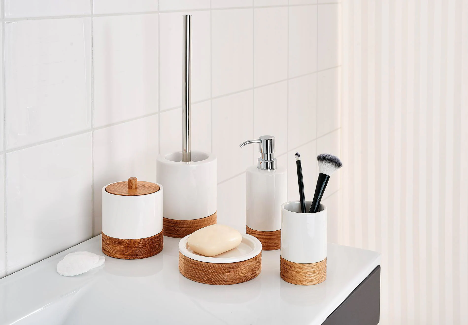 Ridder WC-Garnitur "Chic", aus Keramik-Edelstahl, rostfrei günstig online kaufen