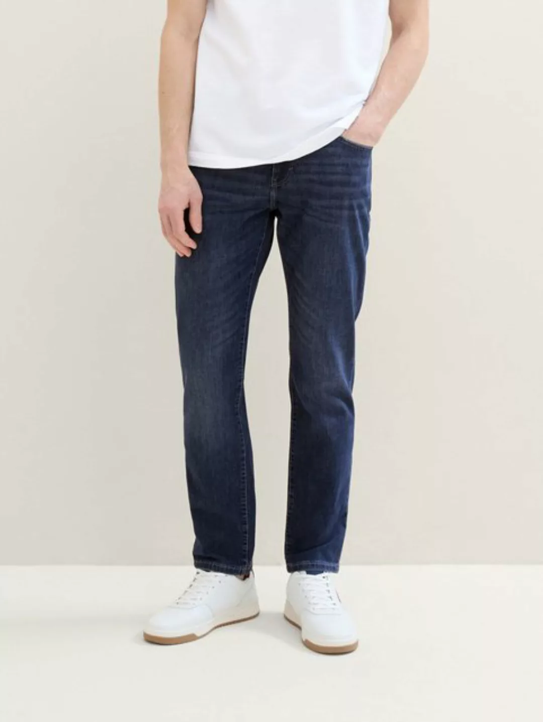 Tom Tailor Herren Jeans JOSH - Slim Fit - Blau - Light Mid Stone Blue Denim günstig online kaufen