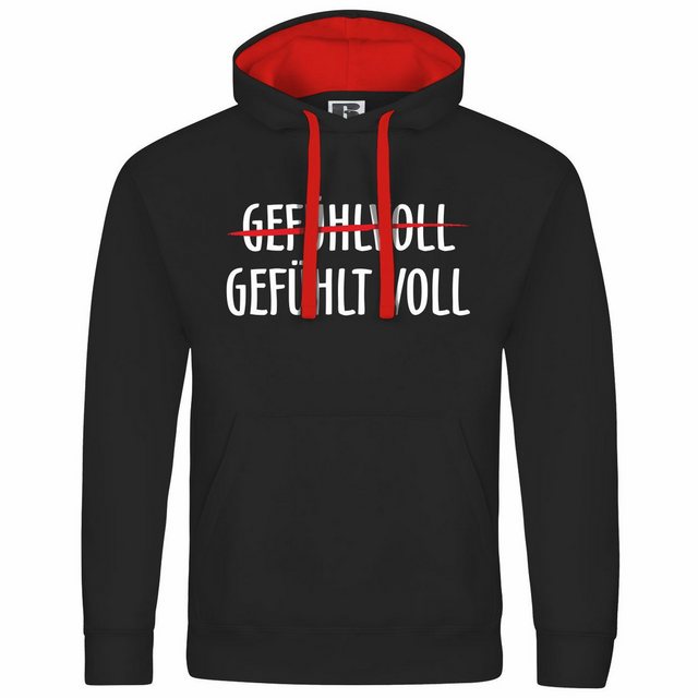 deinshirt Kapuzenpullover Herren Kapuzenpullover Gefühlt Voll Mit Print Mot günstig online kaufen