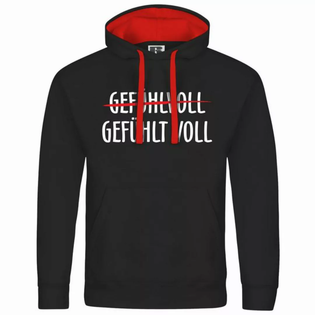 deinshirt Kapuzenpullover Herren Kapuzenpullover Gefühlt Voll Mit Print Mot günstig online kaufen