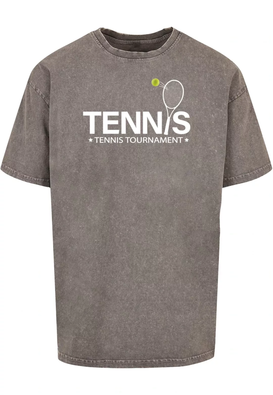 Merchcode T-Shirt "Merchcode Herren Tennis Racket Acid Washed Oversized Tee günstig online kaufen