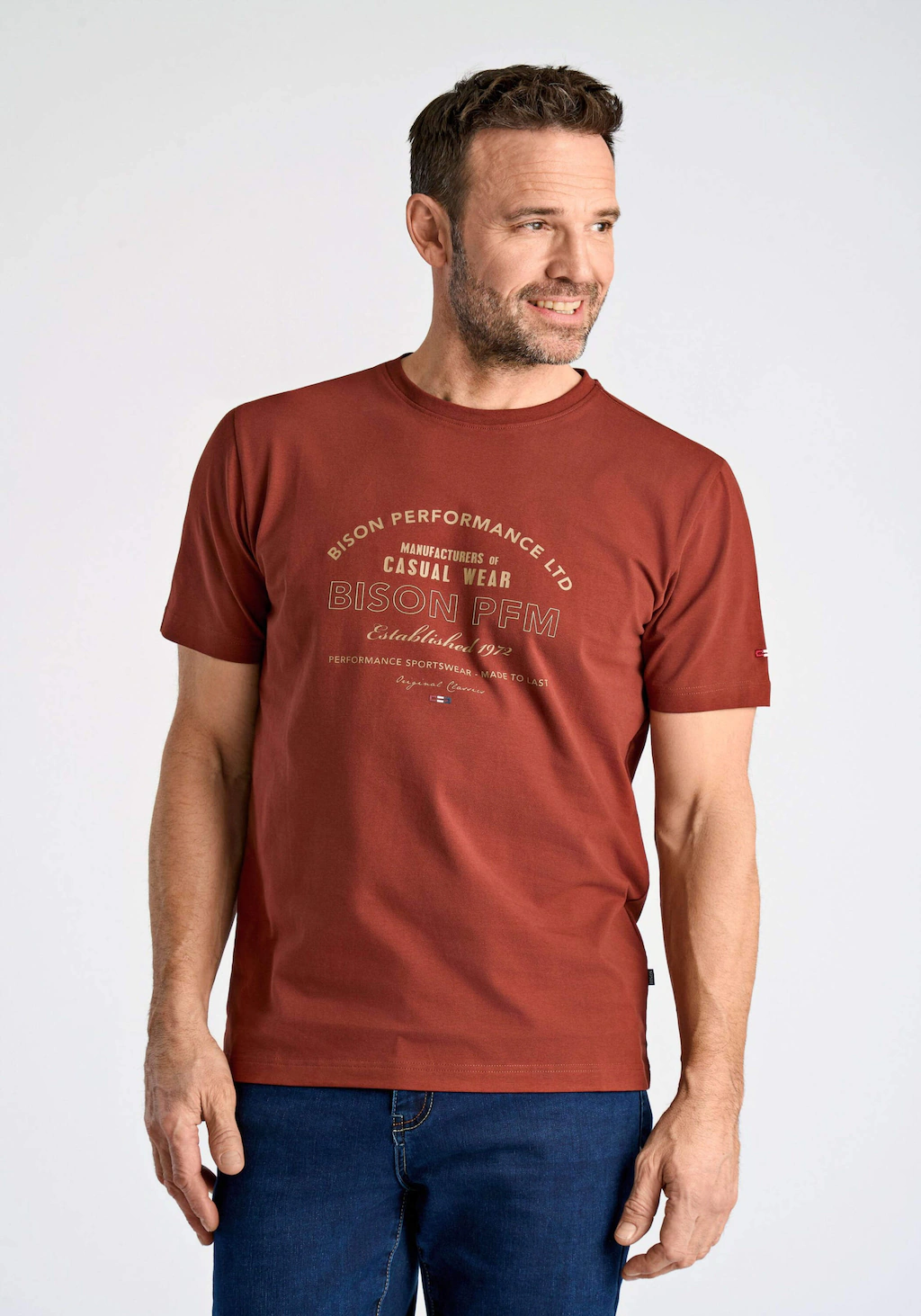 BISON T-Shirt "BISON T-shirt" günstig online kaufen