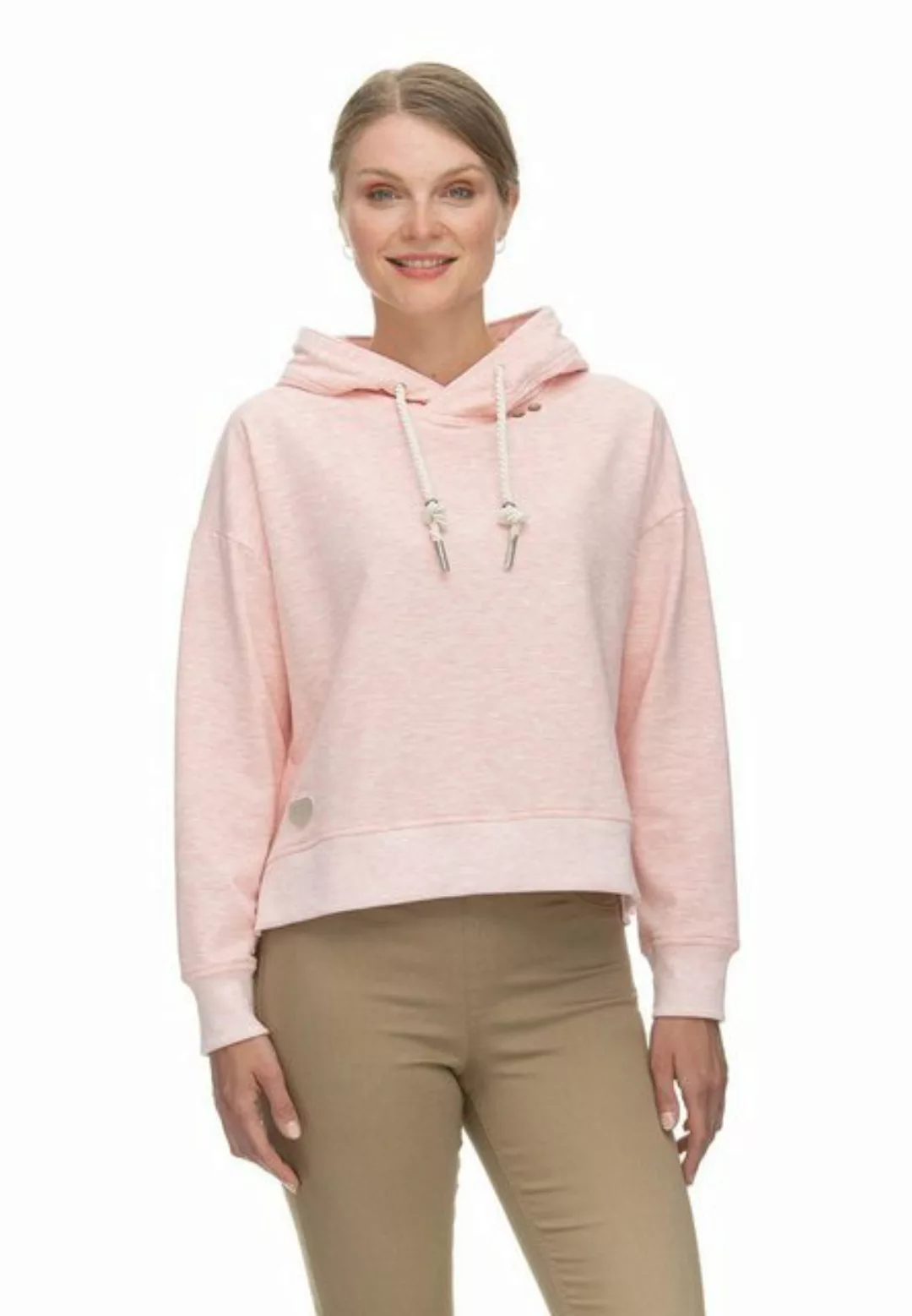 Ragwear Sweater Ragwear Damen Sweater RUFLE 2311-30013 Light Pink 4063 Rosa günstig online kaufen