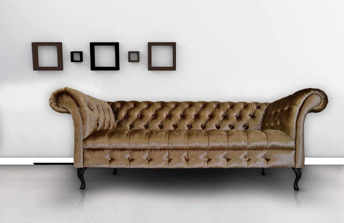 Xlmoebel Ecksofa Chesterfield Sofa Polster Designer Couch Garnitur Stofftex günstig online kaufen