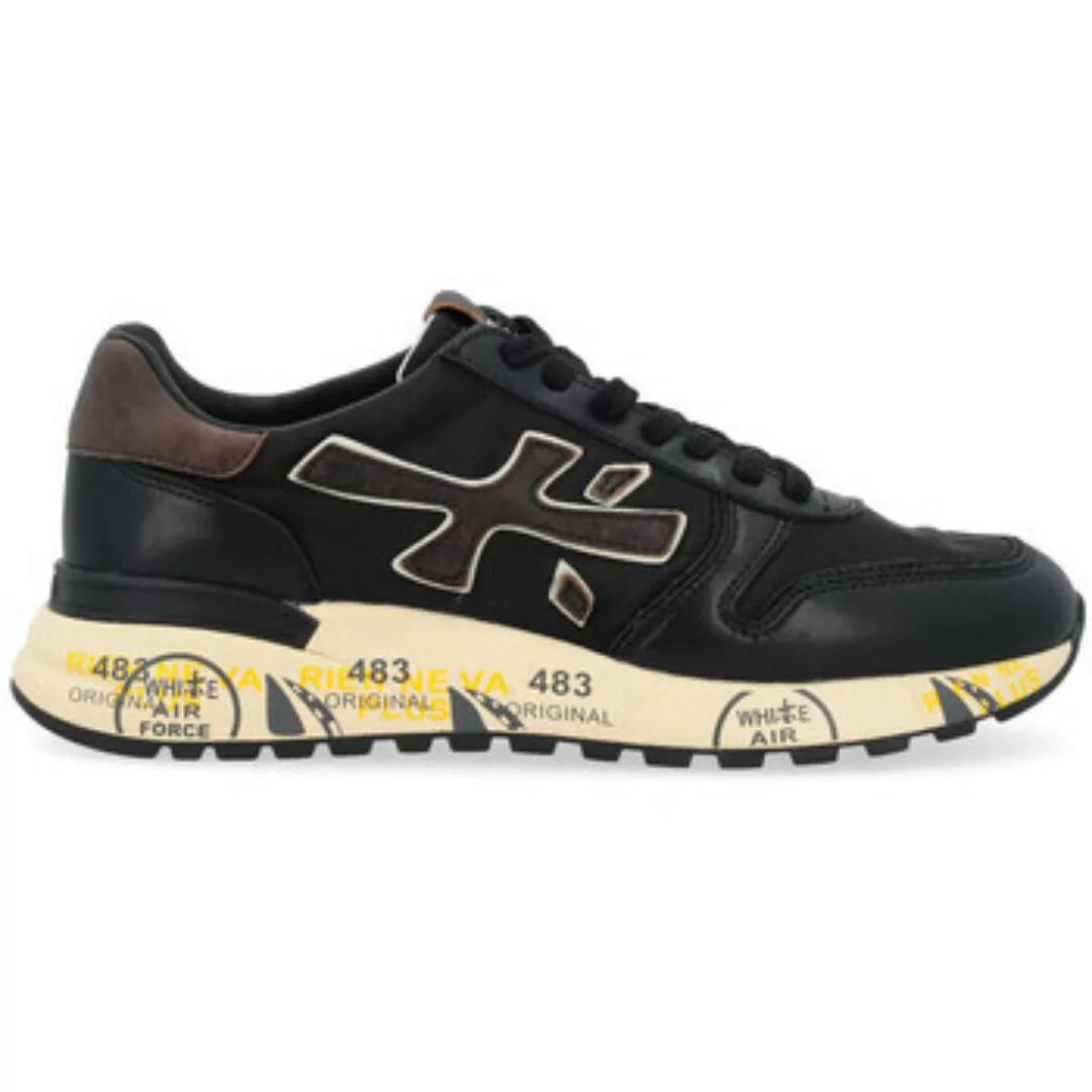 Premiata  Sneaker Sneaker  Mick aus schwarzem Leder und Nylon günstig online kaufen