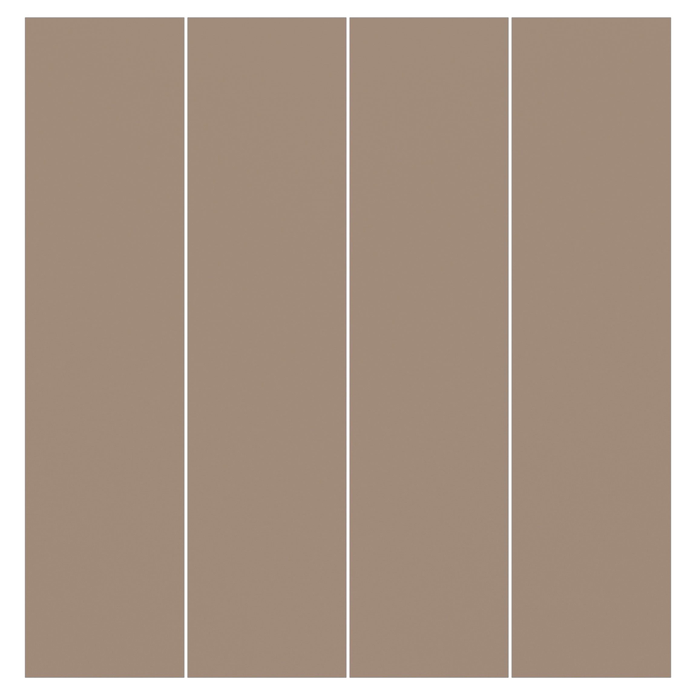 Bilderdepot24 Schiebegardine modern Flächenvorhang blickdicht Mocca, günstig online kaufen
