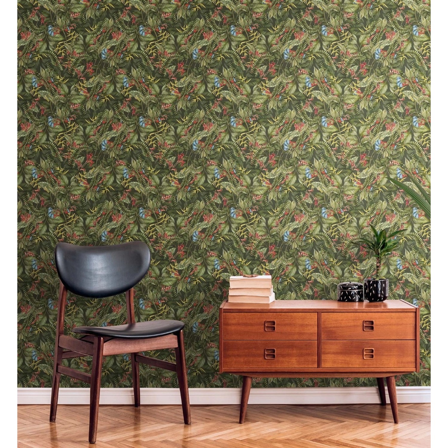 Bricoflor Vliestapete Livingwalls Drawn into Nature 394251 günstig online kaufen