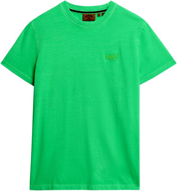 Superdry Rundhalsshirt ESSENTIAL LOGO EMB NEON TEE günstig online kaufen