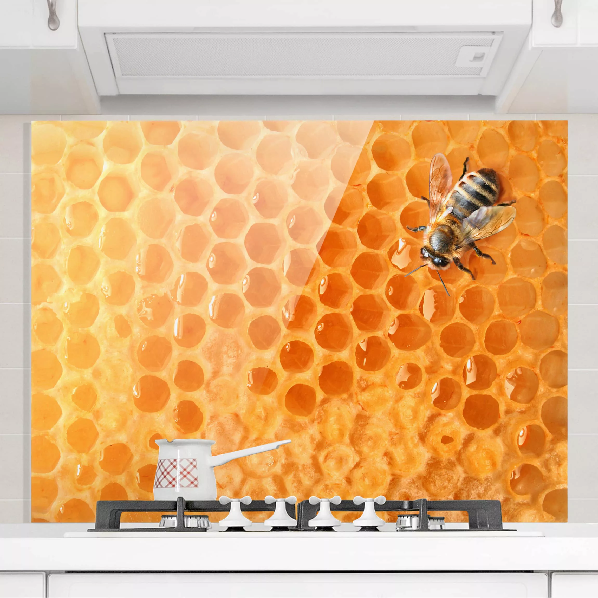 Spritzschutz Sunflower & Honeybee günstig online kaufen