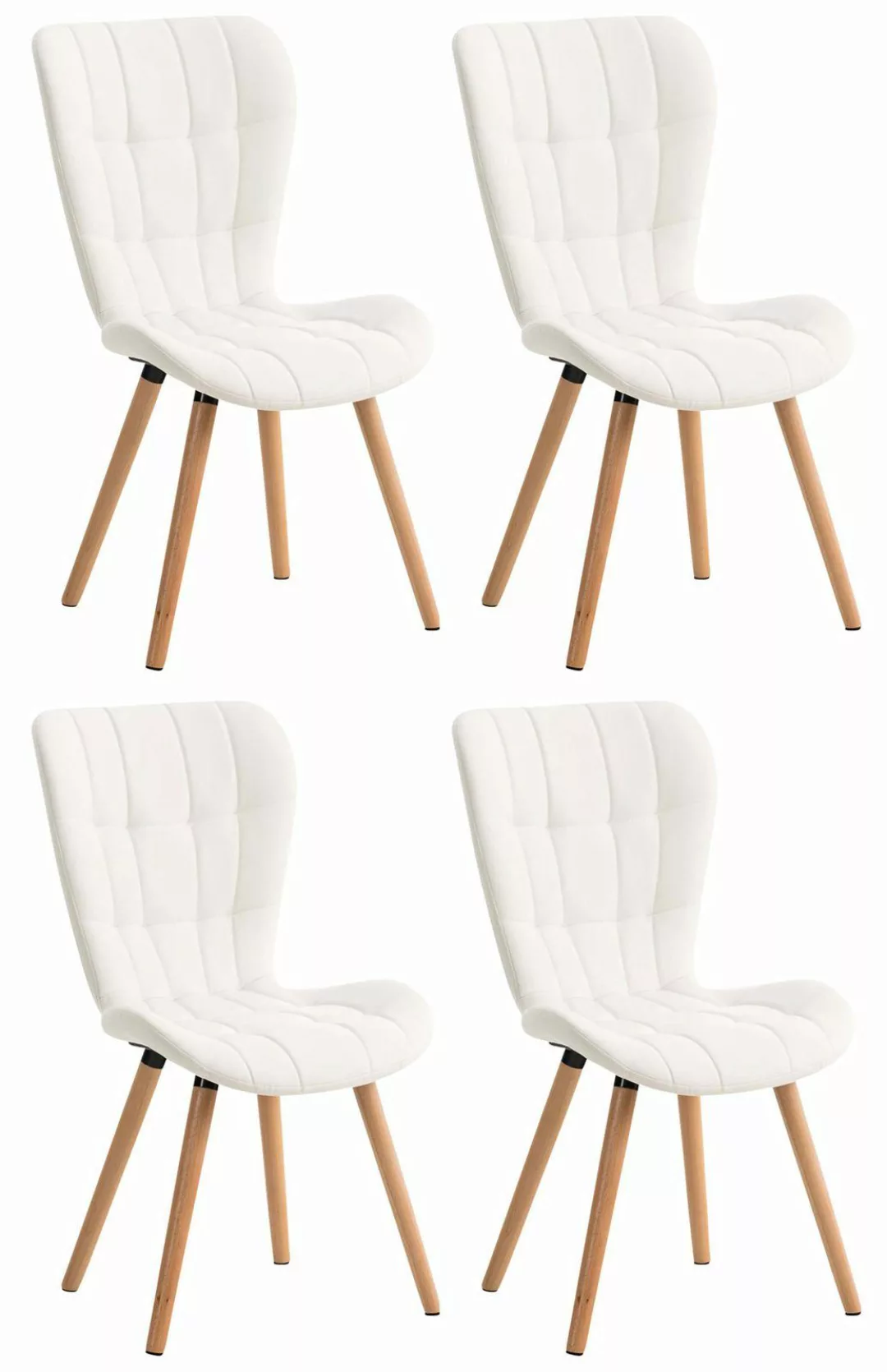 CLP Esszimmerstuhl Elda Kunstleder (4er Set), günstig online kaufen