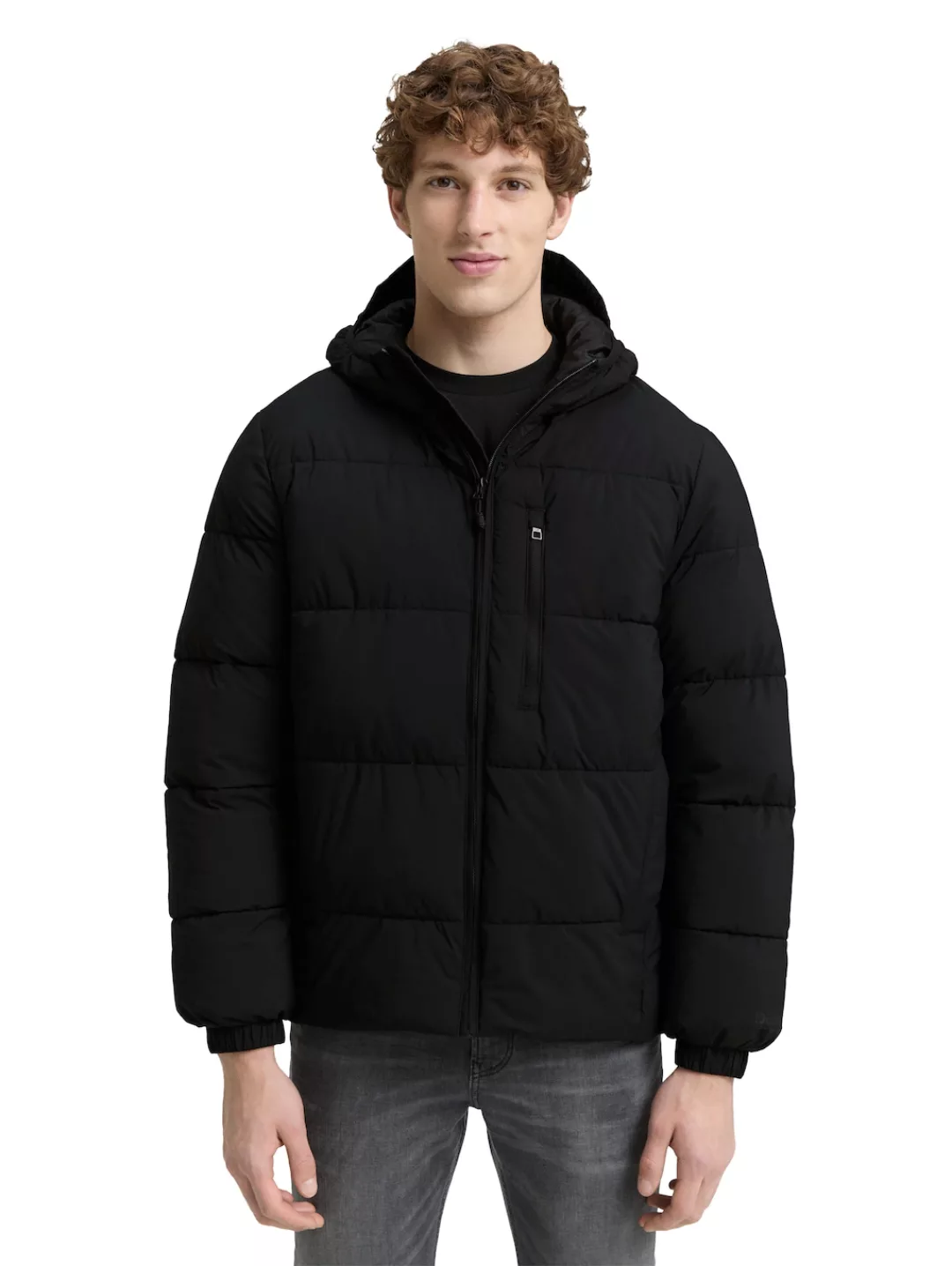 TOM TAILOR Denim Steppjacke, mit Kapuze, mit Kapuze günstig online kaufen