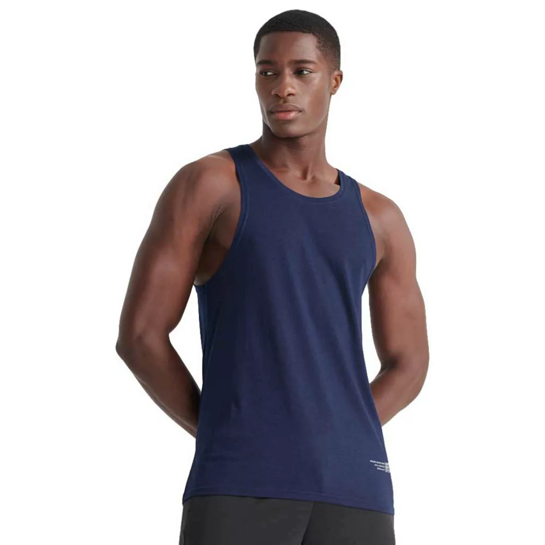 Superdry Training Ärmelloses T-shirt S Beechwater Blue günstig online kaufen