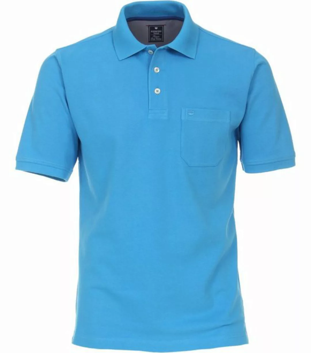 Redmond Langarm-Poloshirt Piqué Polo-Shirt günstig online kaufen