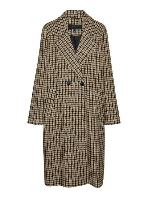 Vero Moda Langmantel "VMHANNAH LONG WOOL CHECK COAT GA BOO" günstig online kaufen