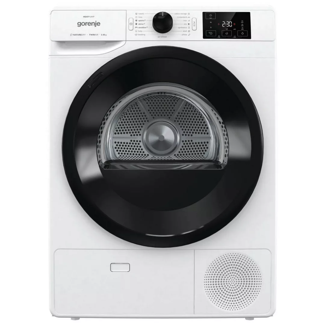 Gorenje Wärmepumpentrockner DNE82/GN weiß B/H/T: ca. 60x85x63 cm ca. 8 kg günstig online kaufen