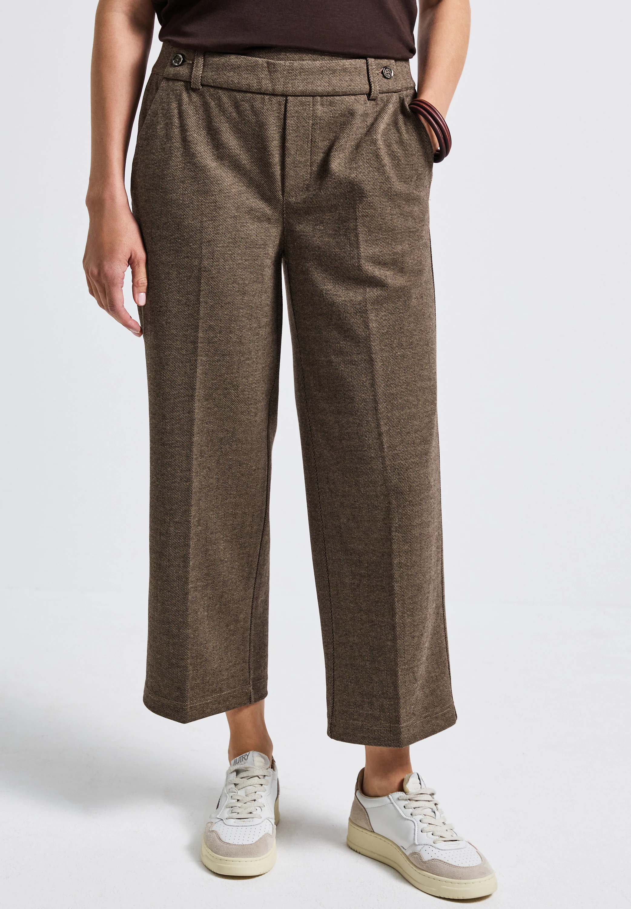 STREET ONE Stoffhose, High Waist günstig online kaufen