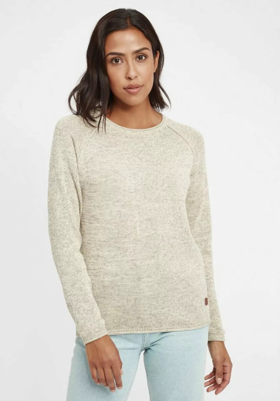 OXMO Strickpullover OXDaniela Oversize-Pullover in Loch-Strick Optik günstig online kaufen