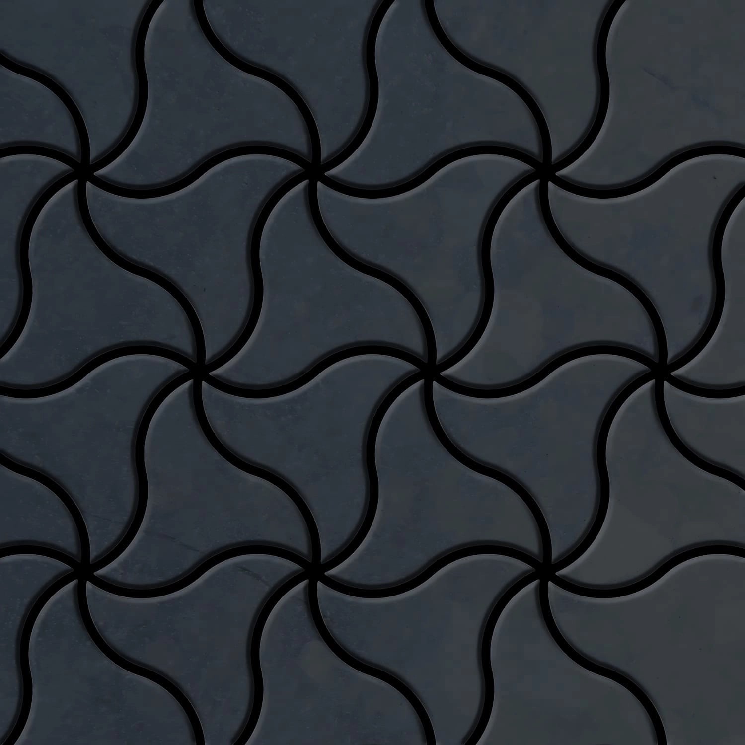 ALLOY Mosaik Fliese Massiv Metall Rohstahl Gewalzt Grau 1,6mm Stark Ninja-r günstig online kaufen