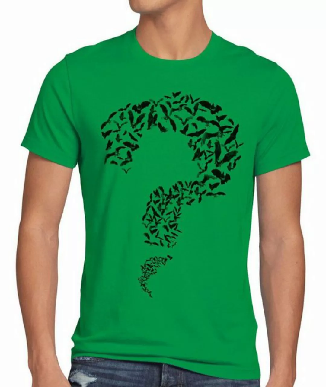 style3 T-Shirt Fledermaus Fragezeichen batman Joker Riddler the big bang th günstig online kaufen