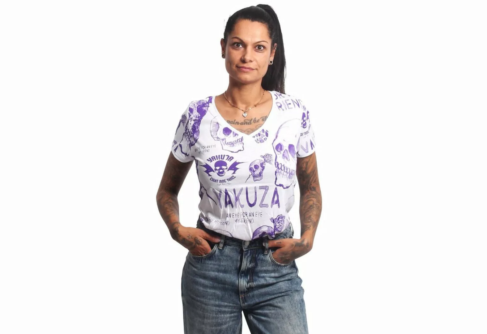 YAKUZA V-Shirt Eye Allover günstig online kaufen