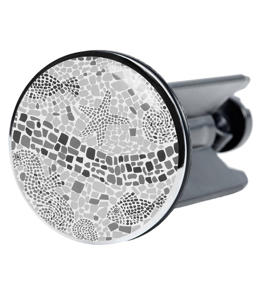 Sanilo Waschbeckenstöpsel Mosaic World Grey, Ø günstig online kaufen