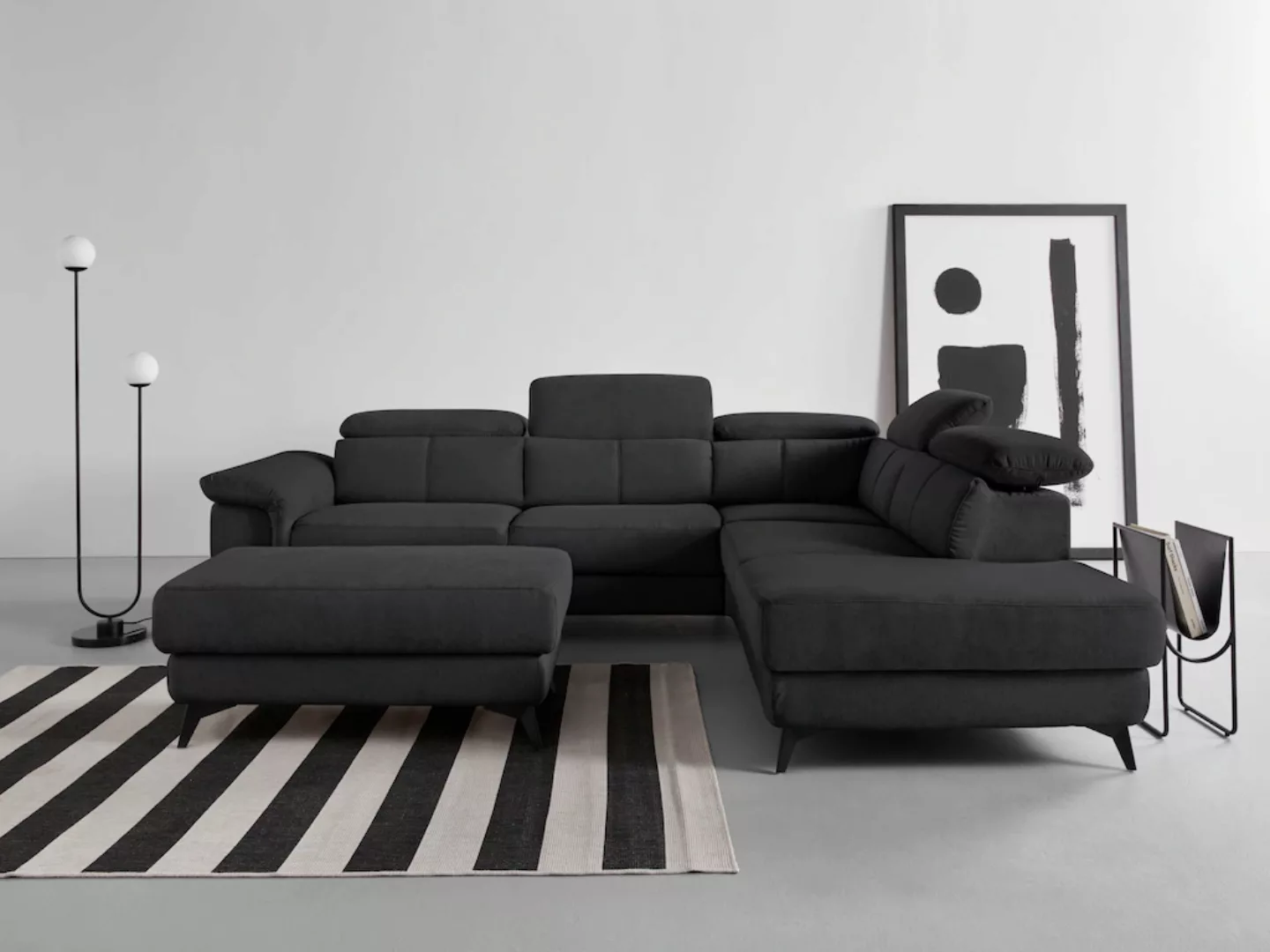 COTTA Ecksofa "Springs L-Form" günstig online kaufen