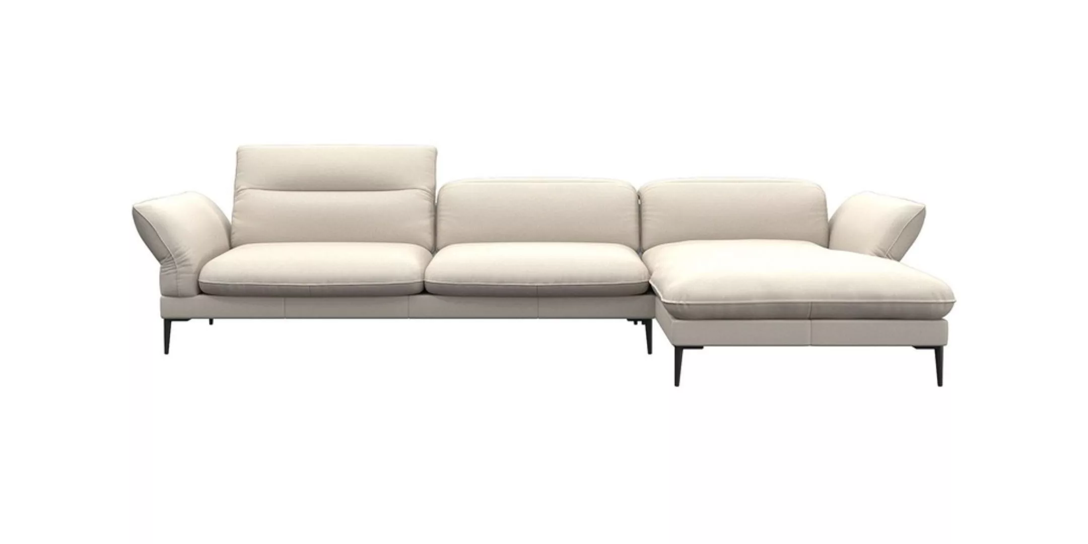 FLEXLUX Ecksofa »Salino, Funktionssofa mit Recamiere, Relaxsofa, Ecksofa«, günstig online kaufen