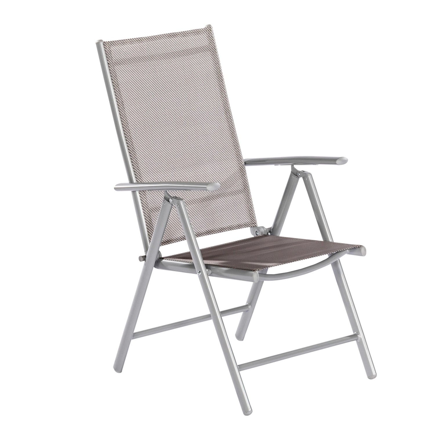 Merxx Amalfi Klappsessel 5 Positionen 2er-Set Diamantbraun günstig online kaufen