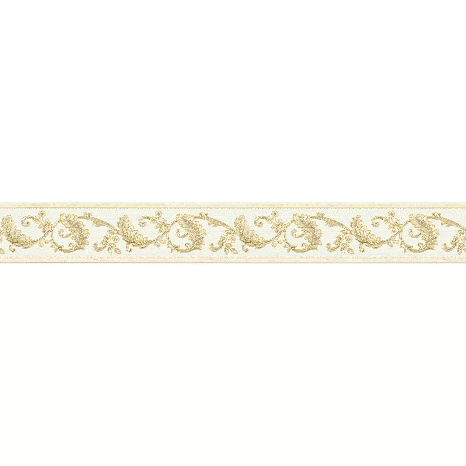 A.S. Création Borte selbstklebend Barock 5 m x 8 cm Gold-Weiß günstig online kaufen